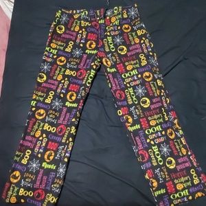 Halloween pajama bottoms size Large